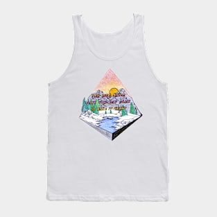 Enjoy this day happy faith print Tank Top